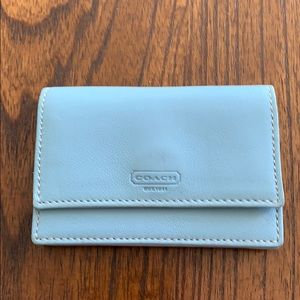 Light Blue Coach Wallet